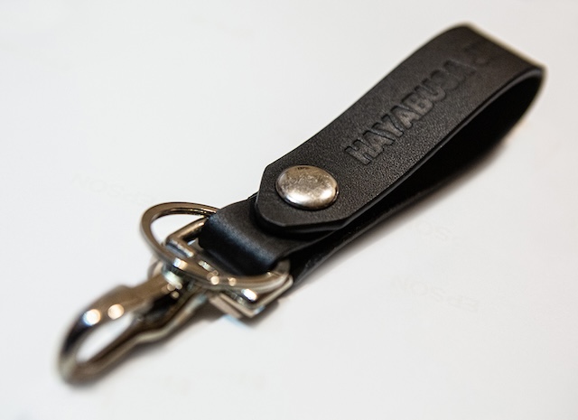 ハヤブサジェット・本革キーホルダー